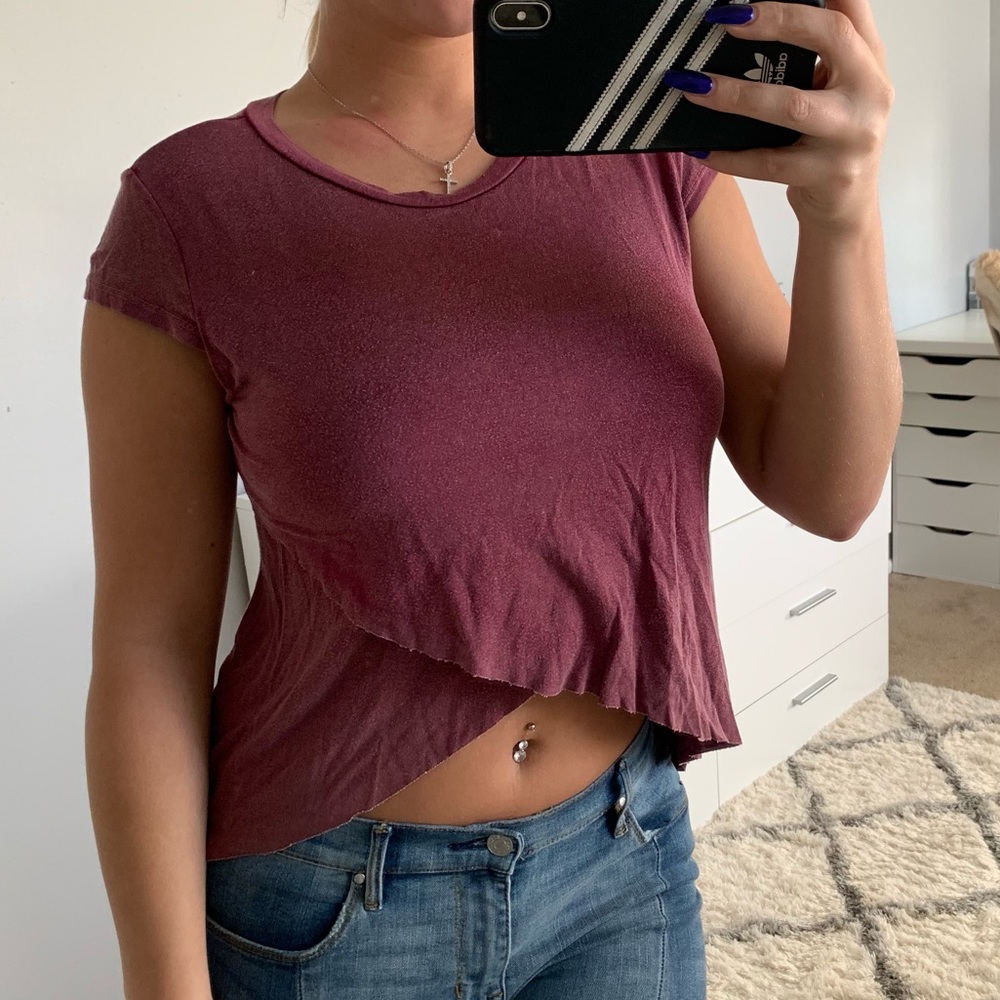 Red high low top